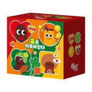 롯데 빼빼로 442g (10갑구성 / 초코2+초코필드2+아몬드3+크런키3)