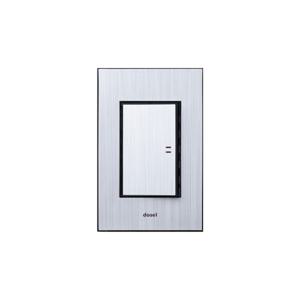 실버 1구 1로 스위치 인테리어 벽스위치 교체 배선기구 전등 전기 조명 전원스위치