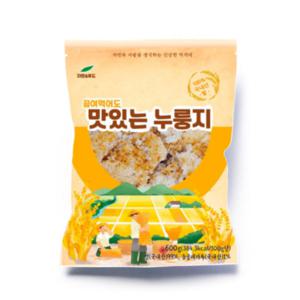 더정다운수제누룽지 국내산 우리쌀 수제누룽지 600g (2개구입시 쌀과자증정)