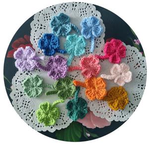 손뜨게 키링 크로버 예쁜 개별포장 행운부적 합격기원 네잎클로버 단체 선물 답례품