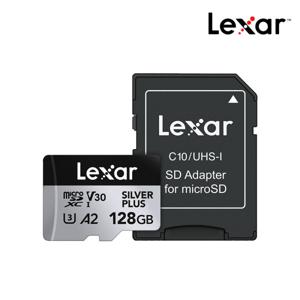 렉사 마이크로SD카드 128GB Silver Plus 4K 고프로 오즈모 인스타360 드론 액션캠