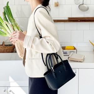 메르젠느 레브 말랑 가죽 미니 토트백 크로스백