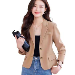 여성 캐주얼 정장 자켓 오피스룩 기본템 숏자켓 아웃터 패션 트렌치코트