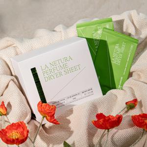 출시기념 한정수량 네츄럴오가닉 섬유유연 드라이 건조기 시트 개별포장 50매 1박스