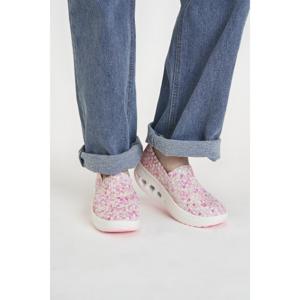 리치앤썬 4cm 키높이 우븐 슬립온 여성 워킹화 2021