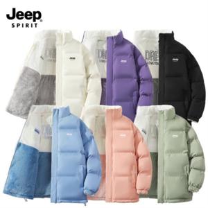 지프 JEEP SPIRIT 양면 후리스 패딩 점퍼 플리스점퍼 뽀글이 패딩스탠드카라 JP9073