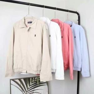 폴 로 랄 프 로 렌 자수 쇼트 집업 점퍼 코트