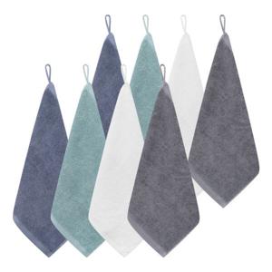 (송월타올 특가) 항균 데일리 고리수건 10매 4종컬러 30수 / 세면타올 주방수건 주방타올 어린이집수건