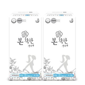 유기농본 착한 유기농 생리대  중형 30P x 2팩