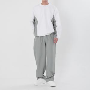 네오플레인 나일론 남자 트레이닝복 세트 바람막이 맨투맨 조거 팬츠 셋업 바스락 땀복