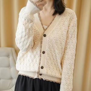 봄가을 여성 롱슬리브 가디건 베이직 꽈배기 레이스 오픈 루즈핏 대사이즈 데일리룩 솔리드 컬러 가디건