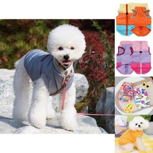 강아지 유광 패딩 (그레이S) 입기 편한 강아지 옷/6온스/다운패딩/가볍고/따뜻/탄탄한/보온/외출/산책/선물