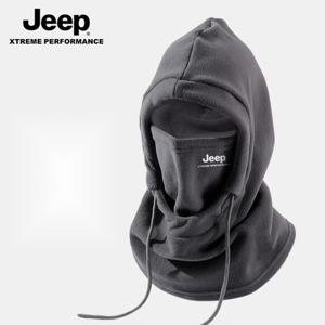 JEEP 남녀공용 모자 스카프 세트 겨울 기능성 방풍 모자