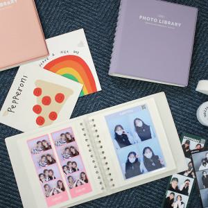 하루특가+무배 리코즈 스프링 포토인생 네컷앨범 접착식 사진 4x6 포토북 하루필름