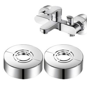 (2개입) 수전 분해 없는 분리형 편심 덮개 편심왕 수도 수도꼭지 커버 샤워수전 변기편심 끼움링