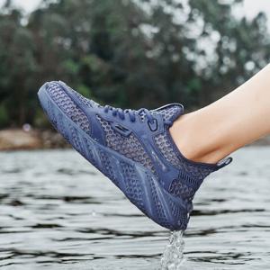 남자 여름 통기성 중공 메쉬 운동화 편안한 런닝화