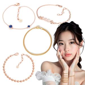 FW 추천 데일리 14K GP 체인 볼 패션 팔찌 발찌