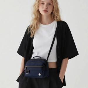 3단수납 가벼운 나일론 크로스백 핸드폰 유럽여행 미니백 해외 여행용 가방 SN658903