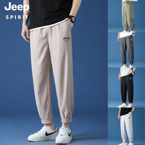 JEEP SPIRIT 지프 남성 캐주얼 루즈형으로 통기성과 땀 흡수가 좋은 9 부 바지입니다