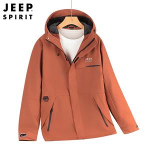 JEEP SPIRIT 재킷 봄 가을 남성 방수 루즈 통기성 캐주얼 재킷
