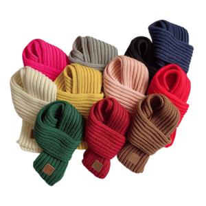 가을 겨울 유아 목도리 5개 아동 쁘띠 니트 머플러 미니  어린이 키즈 베이비 어린이집 유치원 단체 선물