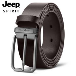 JEEPSPIRIT 2겹 가죽 핀 버클 벨트 남성 비즈니스 캐주얼 벨트 BT0697