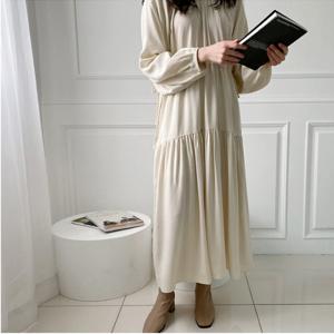 벨런나 빅사이즈여성의류 봄가을 루즈핏 롱원피스 44-120