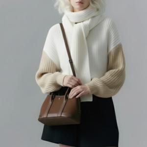 스웨이드 여성 미니 크로스백 가을 겨울 데일리 세무 가방 블랙 브라운 베이지 M1222969