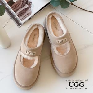 빠른출고  오즈웨어 어그 메리제인 자수 로고 플랫폼 OB1000  GMK 2025 신상품