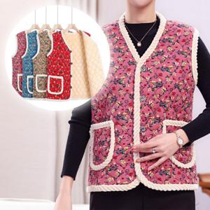 고급 촌캉스 보온 융털조끼 베스트 조끼 패딩 (4color)
