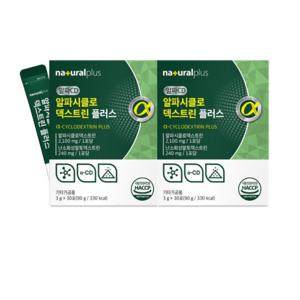 내츄럴플러스 알파CD 씨디 알파시클로덱스트린 30포 x 2박스 2개월분 난소화성말토덱스트 푸룬