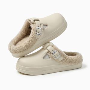 여자 털슬리퍼 겨울 실내화 방수 EVA 털신 방한화