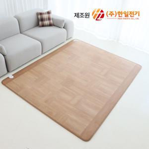 국산 한일 격자 특대 230X183cm EMF 거실 전기장판 거실용 전기매트 탄소 카페트 구들장 매트 분리난방