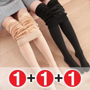 1+1+1 기모 스타킹 융털 밍크 시스루 레깅스 겨울 스타킹 실속 3세트 파격 할인