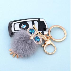 부엉이 폼폼이 스마트키홀더 열쇠고리 가방장식 키링 무료배송