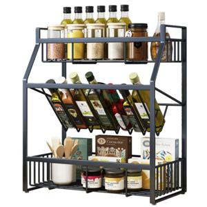 3단 양념통 정리대 소스통 정리선반 조미료통 수납