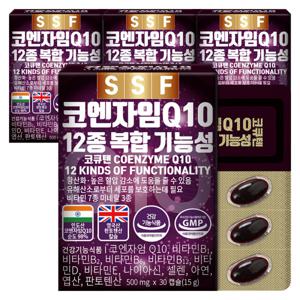 코엔자임Q10 코큐텐 4개월분(120캡슐) 12종복합기능성 항산화