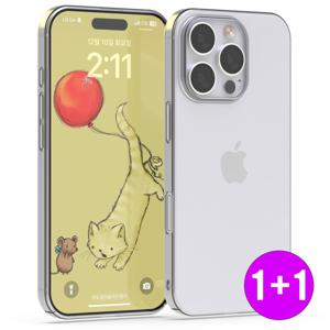 1+1 아이폰 갤럭시 투명 케이스 하드 범퍼 젤리 16 15 14 13 12 미니 플러스 프로 맥스 S25 24 23 울트라