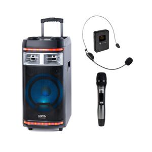 대형 블루투스스피커 버스킹 스피커마이크 세트 CR400PBS5 (본품+무선1+헤드셋1)