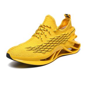 남성 펀칭 캐주얼 운동화 레드 옐로우 그린 2428