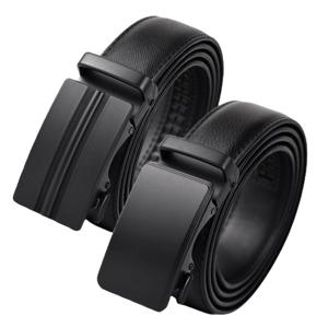 (선물포장) 남자 가죽 벨트 남성 허리띠 정장 자동 버클 혁대 선물 MBT 4330