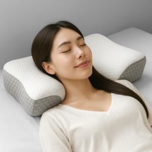 브릭홈 메모리폼 경추 베개 + 커버세트