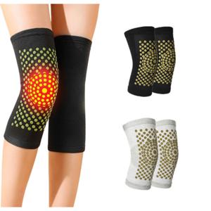 쑥뜸 패치 발열 무릎 보호대 2개 세트 양면 슬개골 토시