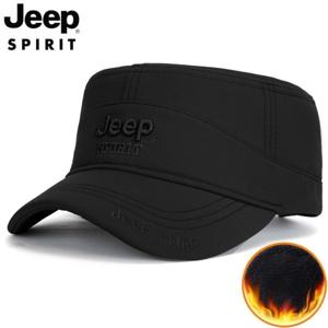 JEEP SPIRIT 남성모자 가을 겨울 기모 캐주얼 플랫캡