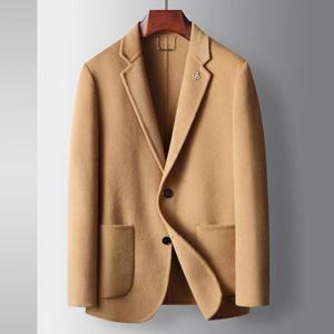 SUTA 코트 재킷 남자 수제 모직 울 캐주얼 정장 자켓 블레이저 마이 가을 겨울