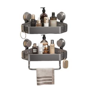 타리홈스 무타공 욕실 코너선반 공간활용 흡착형 진공압착