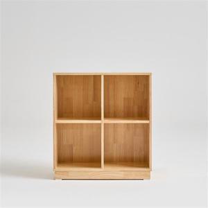 (착불)우아미가구 날로 고무나무 2단 2칸 책장