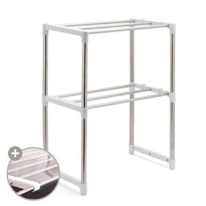 전자렌지선반2단/전자렌지받침대 주방선반 렌지진열대