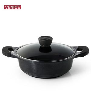 베니스 블랙펄 세라믹 주물 전골냄비