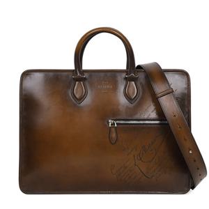 벨루티 25SS 카카오 두 주르 레더 브리프케이스 M235691 ML6